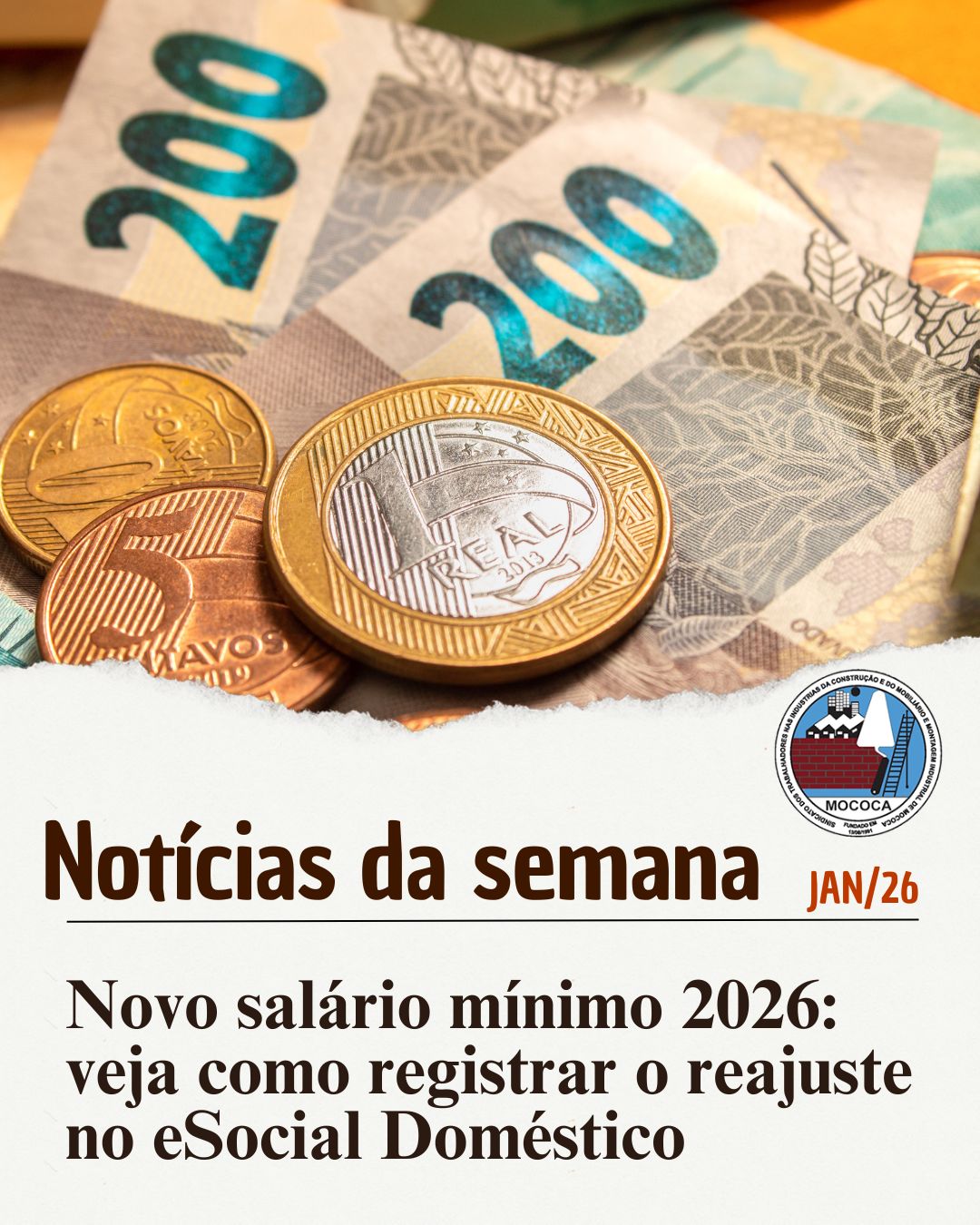 Novo salário mínimo 2026